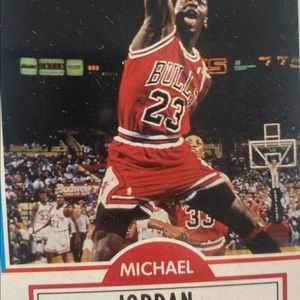 1990 Fleer Michael Jordan Basketball Card.